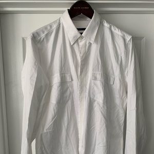 NWT Gucci casual button up shirt sz 17.5 slim fit